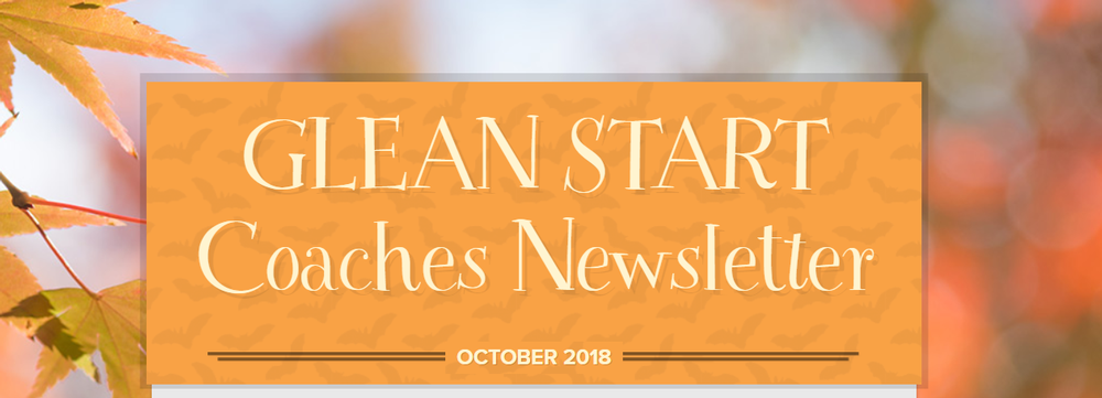 GLEAN START Coaches Newsletter